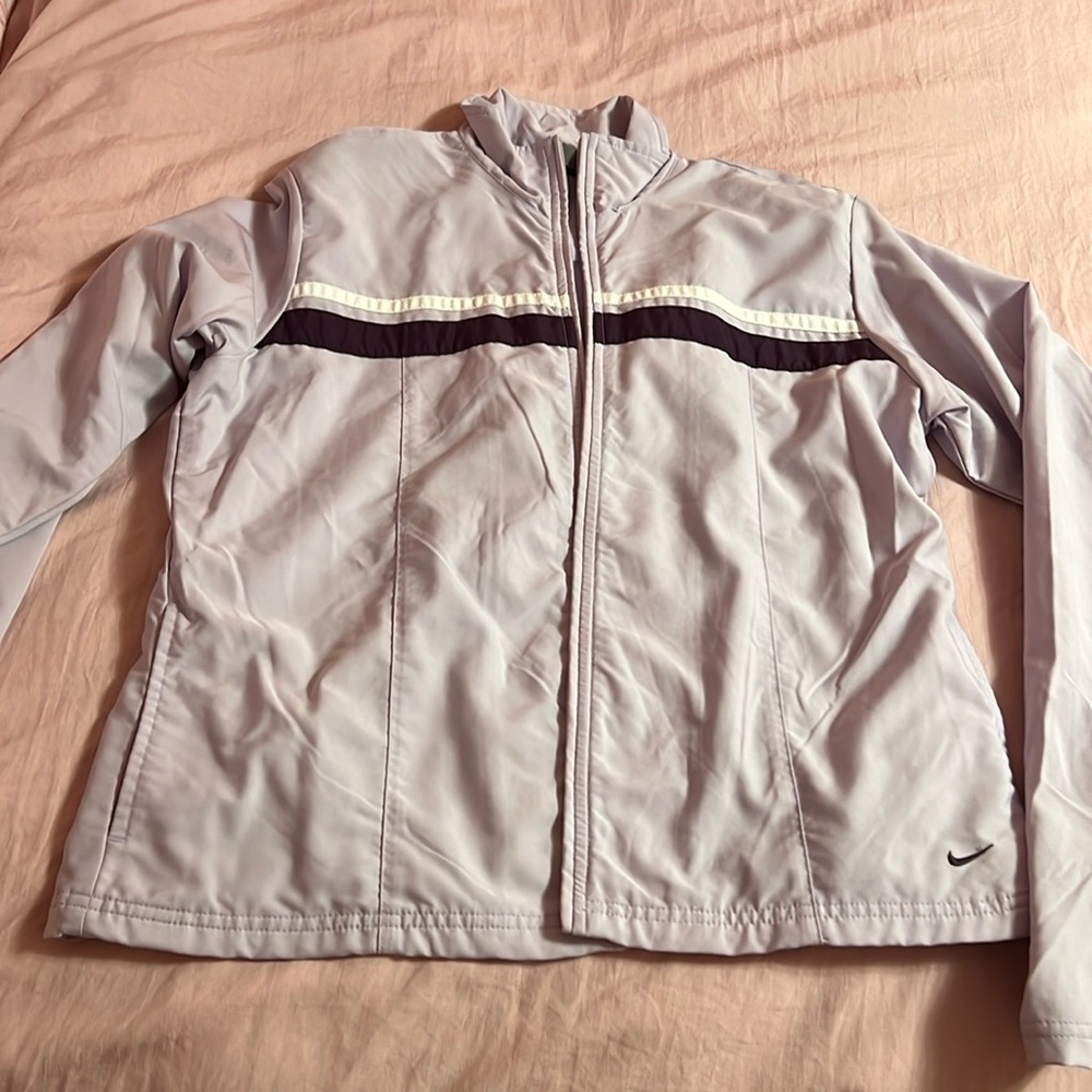 nike purple/lilac windbreaker jacket